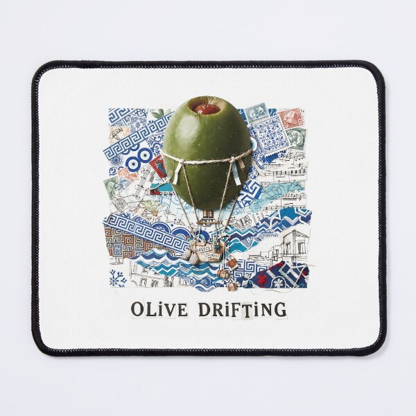 Item preview, Greek Food & Drink Summer Holiday Collage Set designed and sold by OzzFrequency.