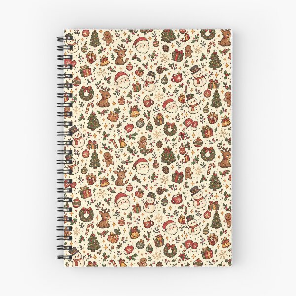Item preview, Cozy Classic Christmas Characters Seamless Pattern | Cute Holiday Print designed and sold by Little Joy Market.
