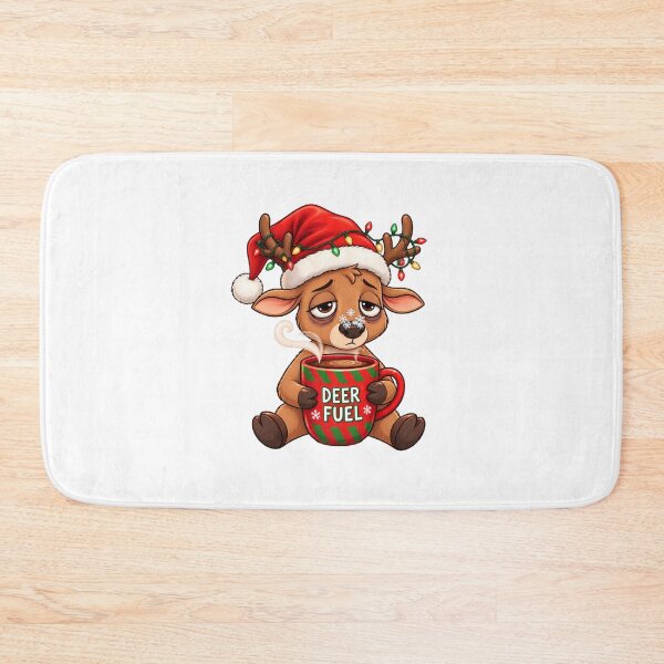 Item preview, Deer Fuel Christmas Reindeer Coffee | Funny Sleepy Reindeer Holiday Gift designed and sold by MrDev.