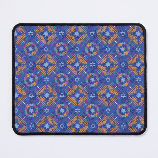 Item preview, Happy Hanukkah Quad Radials designed and sold by Digitalmyth's Designs.