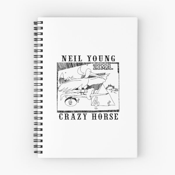 Item preview, Neils Youngs Zúm Crazy Horse Sketch designed and sold by CressidaRook.