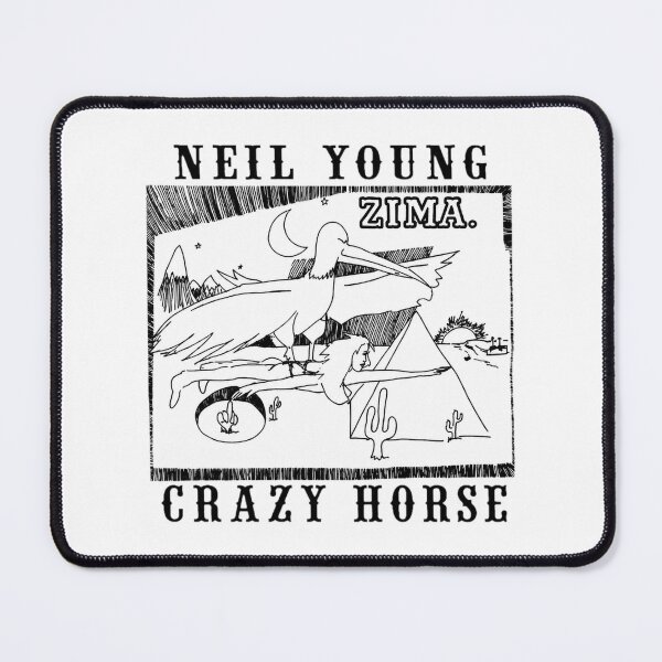 Item preview, Neils Youngs Zúm Crazy Horse Sketch designed and sold by CressidaRook.