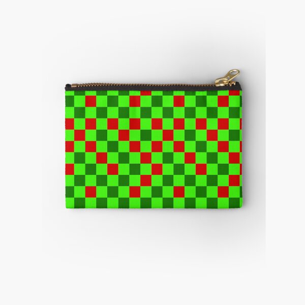 Item preview, Red Green and Light Green Checkered  Design   designed and sold by PatternTitan.