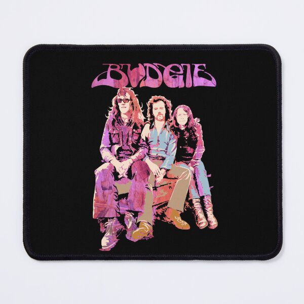 Item preview, Budgie Psychedelic Band Portrait Retro Rock designed and sold by itaresapbou.