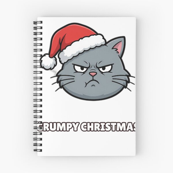 Item preview, Grumpy Christmas Shirt – Funny Cat Holiday Tee designed and sold by KERK Art and Design.