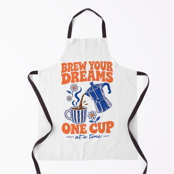 Item preview, Brew Your Dreams One Cup At A Time – Retro Moka Pot Coffee designed and sold by BumbleBloom7.