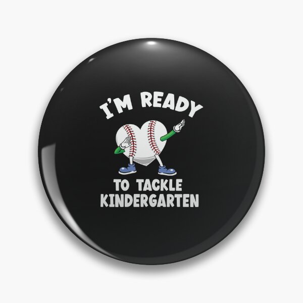 Item preview, I'm Ready to Tackle Kindergarten Baseball designed and sold by Artful Paws.