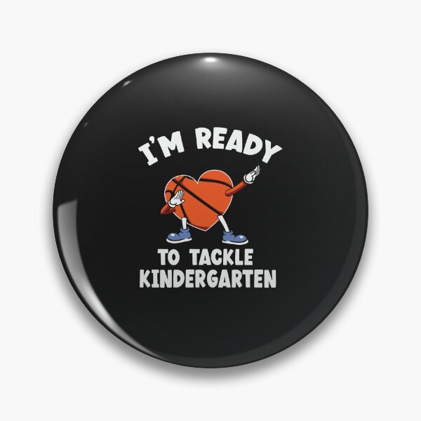 Item preview, I'm Ready to Tackle Kindergarten Basketball designed and sold by Artful Paws.