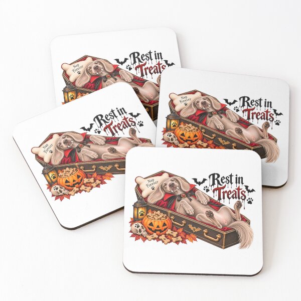 Item preview, Halloween Vampire Weimaraner – Rest in Treats designed and sold by HoldYourPoint.
