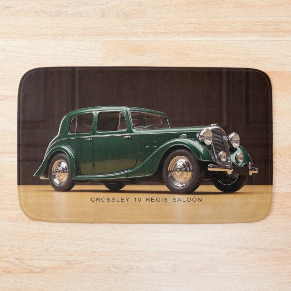 Item preview, 1930s Vintage Green Crossley 10 Regis Saloon Classic Car designed and sold by ArtworkNorth.