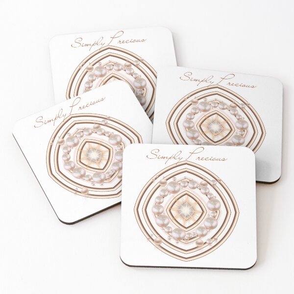 Item preview, Simply Precious - Elegant Golden Pearl Mandala designed and sold by MinimalAurashop.