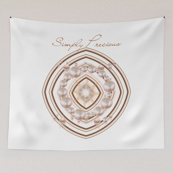 Item preview, Simply Precious - Elegant Golden Pearl Mandala designed and sold by MinimalAurashop.