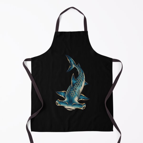 Item preview, Hammerhead Shark Bold Blue Ocean Marine Art designed and sold by ROUX-ART.