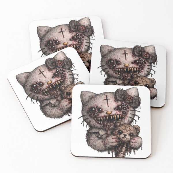 Item preview, Hello Creepy Kitty Plushie designed and sold by art-emissa.