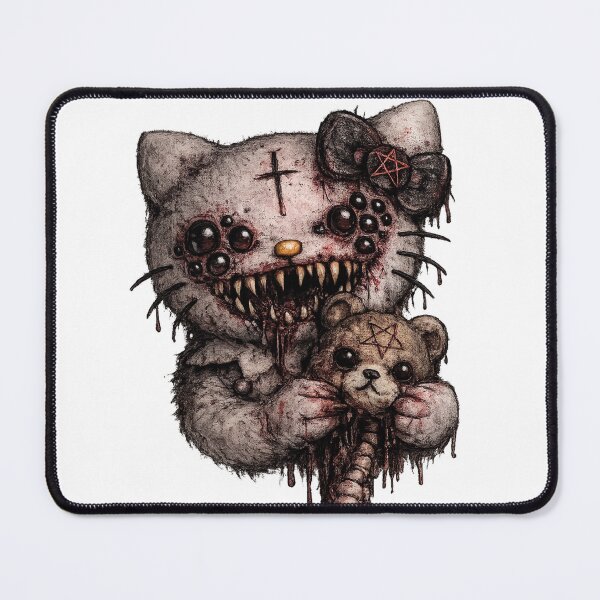 Item preview, Hello Creepy Kitty Plushie designed and sold by art-emissa.