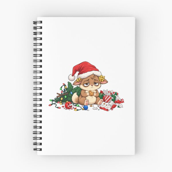 Item preview, Sleepy Christmas Lamb with Santa Hat | Cute Tired Holiday Sheep Cookie Design designed and sold by MrDev.