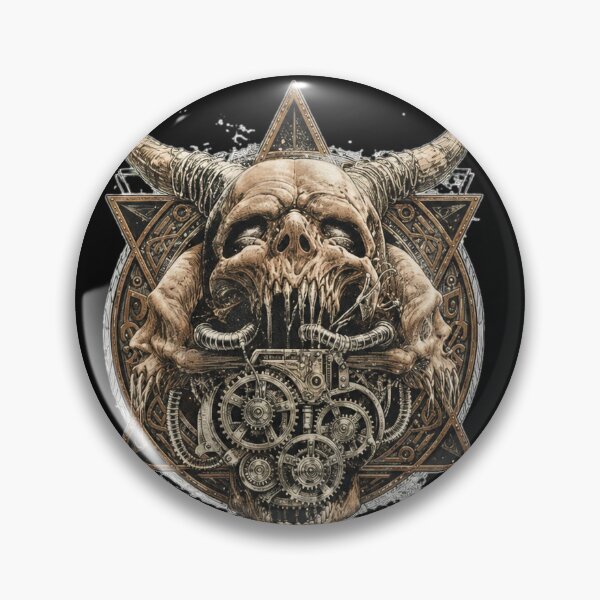 Item preview, ORBITS CULTURES Demonic Skull Band designed and sold by CressidaRook.