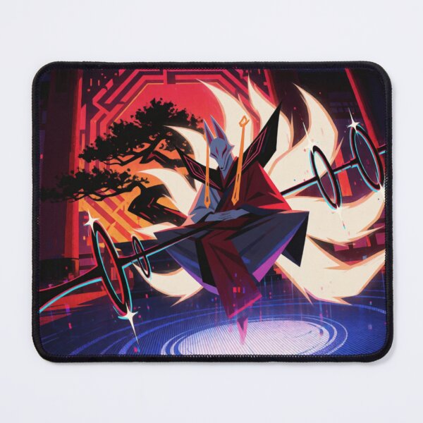 Item preview, Nine Tailed Spirit Floating in Neon Light designed and sold by SabaMirzique.