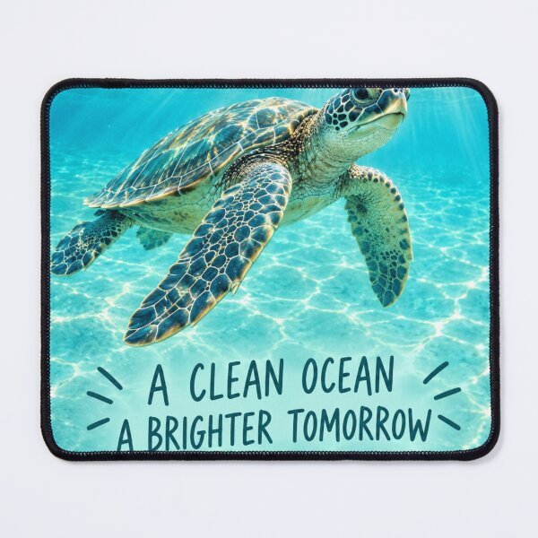 Item preview, A Clean Ocean Brighter Tomorrow designed and sold by Willow Sky.
