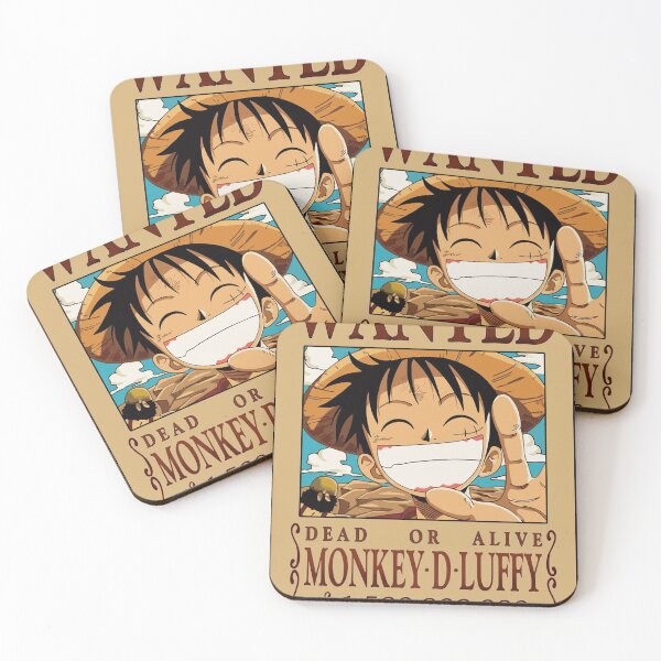 Item preview, Luffy Wanted Poster – One Piece designed and sold by Frent4091.