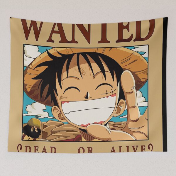 Item preview, Luffy Wanted Poster – One Piece designed and sold by Frent4091.