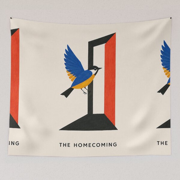 Item preview, The Homecoming | Abstract Bird Art Print | Modern Minimalist Geometric Art designed and sold by Filora Atelier | Bird Art.