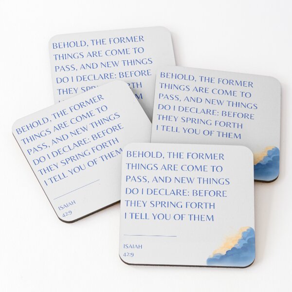 Item preview, Isaiah 42:9 designed and sold by Undonemadenew.
