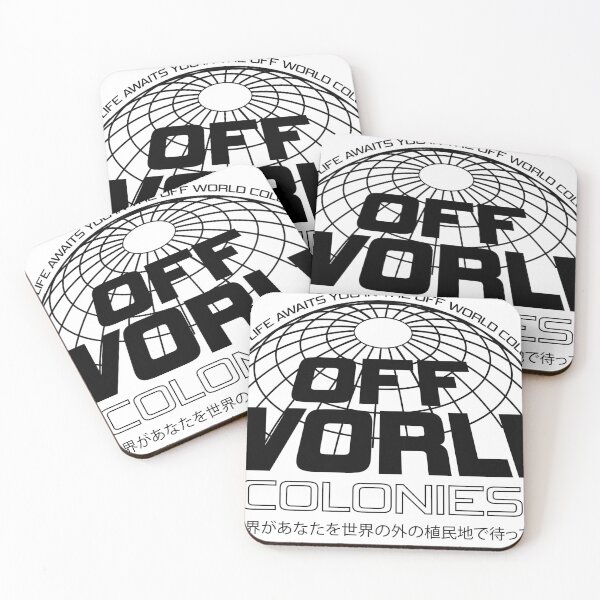 Item preview, Off-World Colonies (Black) designed and sold by MoofyDesigns.