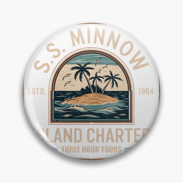 Item preview, Gilligan's Island SS Minnow Vintage Style Island Charter Design designed and sold by YourFoxTrot.