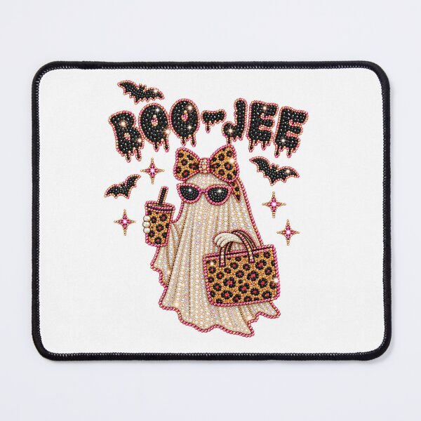 Item preview, Boo-Jee Glam Ghost Leopard Print Pearl Rhinestone Halloween designed and sold by Derekquie.