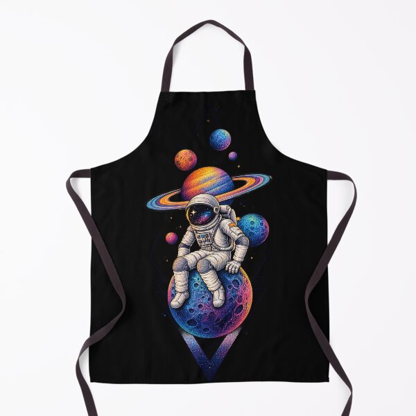 Item preview, Astronaut Floating Through Colorful Cosmic Planets designed and sold by SHARPEI.