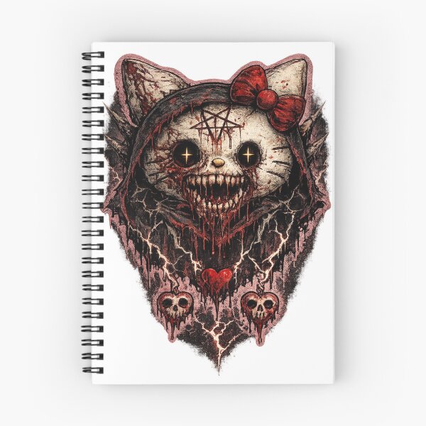 Item preview, Hello Creepy Halloween Kitten designed and sold by art-emissa.
