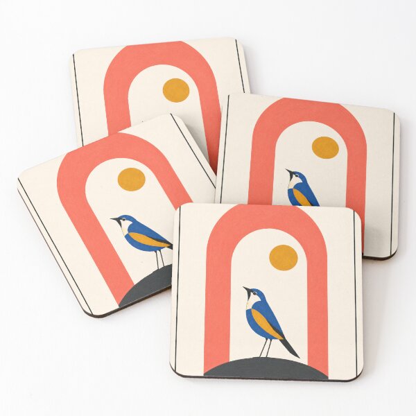 Item preview, The Shelter – Scandinavian Modern Bird Wall Art designed and sold by Filora Atelier | Bird Art.