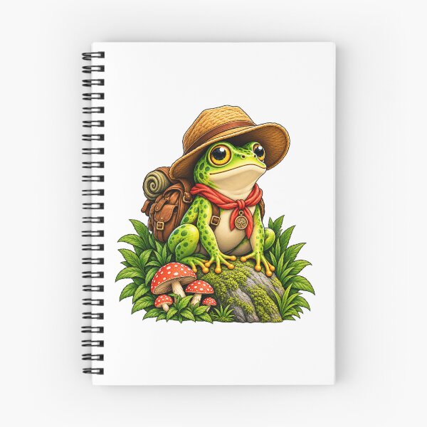 Item preview, Wild Frog Cottagecore T-Shirt, Cute Frog Adventure Shirt, Forest Explorer Tee, Woodland Animal Shirt, Nature Lover Gift, Hiking Camping Frog Tee designed and sold by MDShop011A.