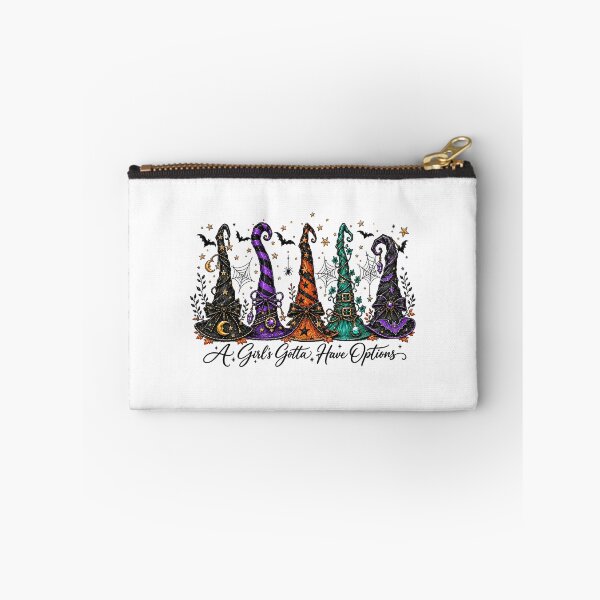 Item preview, A Girl's Gotta Have Options Witch Hats Halloween Graphic designed and sold by Derekquie.