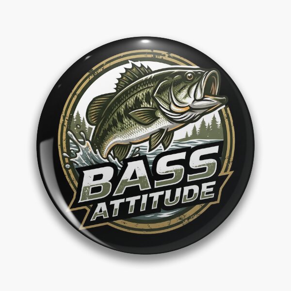 Item preview, Fishing black bass attitude largemouth bass designed and sold by Custom800.