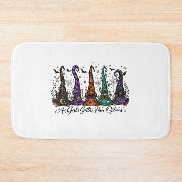 Item preview, A Girl's Gotta Have Options Witch Hats Halloween Graphic designed and sold by Derekquie.