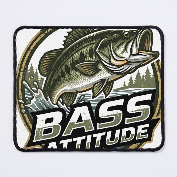 Item preview, Fishing black bass attitude largemouth bass designed and sold by Custom800.