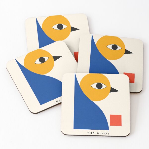 Item preview, "The Pivot " | Mid-Century Bird Art designed and sold by Filora Atelier | Bird Art.
