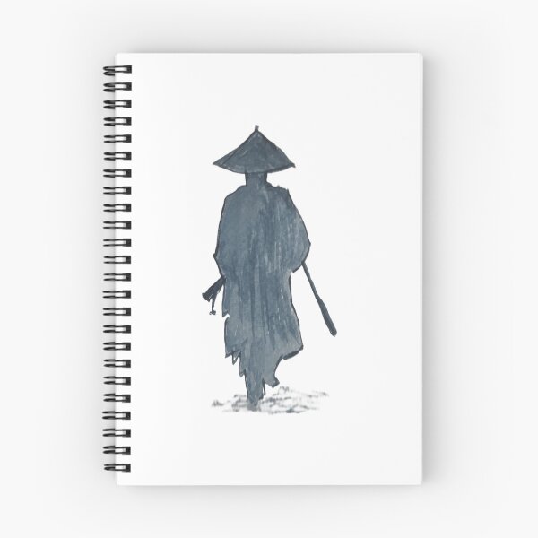 Item preview, The Wanderer – Mysterious Traveler in Blue designed and sold by MysticPurpleHue.