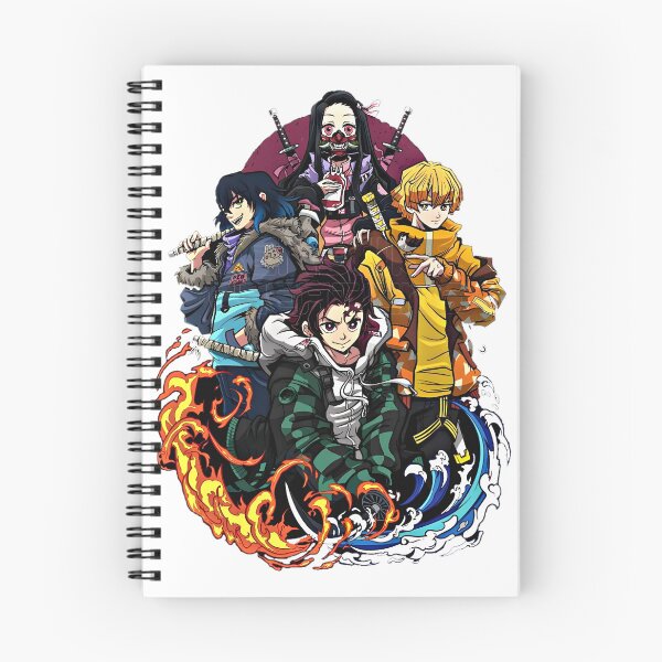 Item preview, Demon Slayer Inspired Anime Art Design with Dynamic Characters and Vibrant Colors designed and sold by simigraphic.