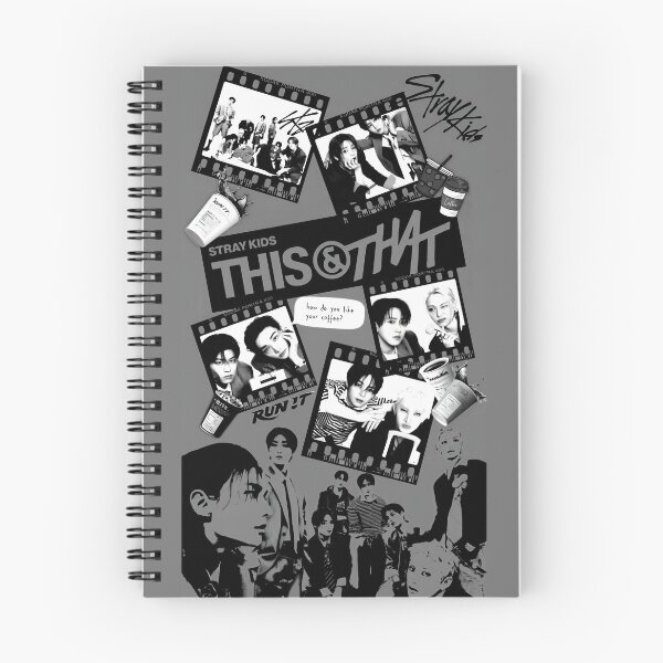 Item preview, Stray Kids This and THAT black and white kpop skz skzoo you make stray kids stay comeback bang chan lee know changbin hyunjin han felix seungmin IN world tour 5 star divine poster designed and sold by Kpop-Noona.