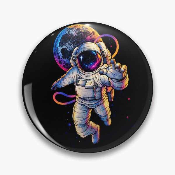Item preview, Colorful Astronaut Exploring Deep Space  designed and sold by SHARPEI.