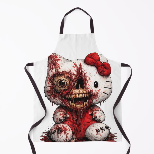 Item preview, Hello Bloody Zombie Kitten – Skull, Bones and Blood designed and sold by art-emissa.