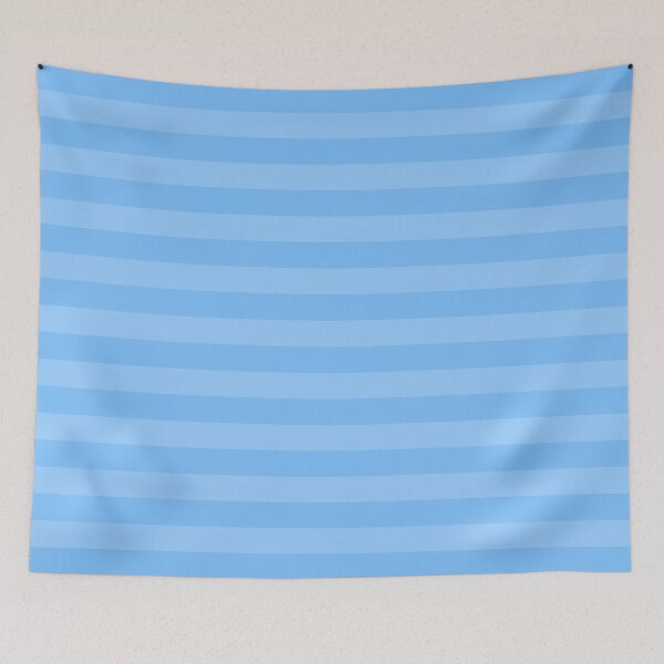 Item preview, Horizontal stripes in sky blue designed and sold by RishabhArts1.