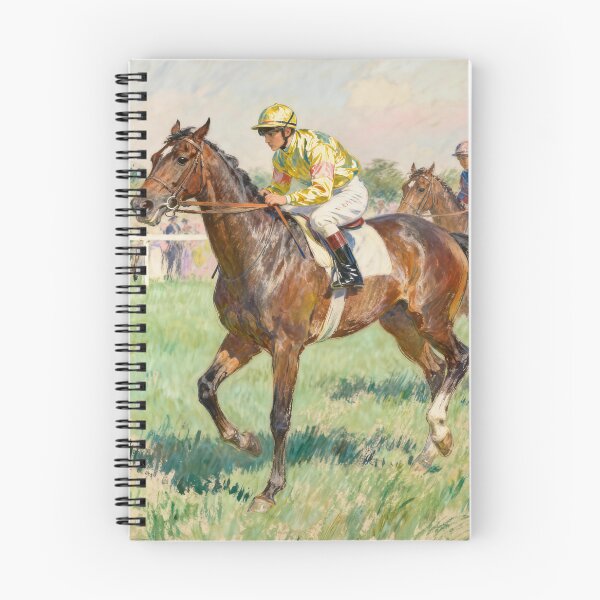 Item preview, Vintage Horse Racing Jockey Painting designed and sold by Simple Life & KAMOCHI.
