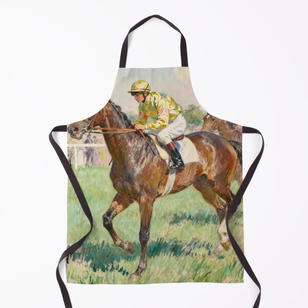 Item preview, Vintage Horse Racing Jockey Painting designed and sold by Simple Life & KAMOCHI.