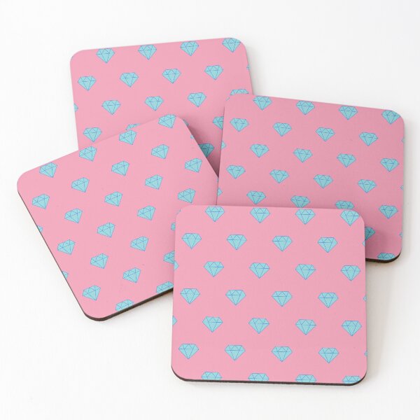 Item preview, Cute Blue Diamond Gems Seamless Pattern designed and sold by Dynamisa.