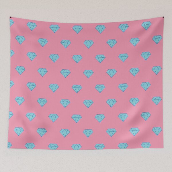 Item preview, Cute Blue Diamond Gems Seamless Pattern designed and sold by Dynamisa.