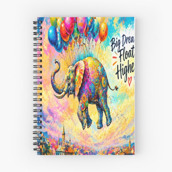 Item preview, Whimsical Elephant with Big Dreams designed and sold by CyndiEpps.